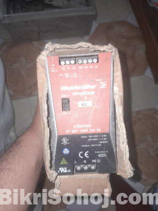 WEIDMULLER CP SNT 120W 24V 5A POWER SUPPLY